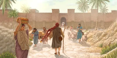 Jonah approaches Nineveh
