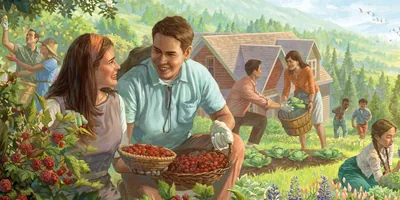 People enjoy life in Paradise