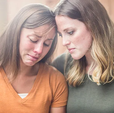 A Christian sister consoles another sister