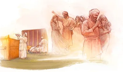 High Priest Eli serves at the tabernacle while his sons engage in wickedness