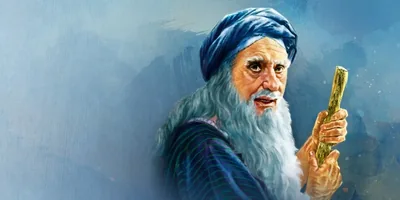 Samuel as an elderly man