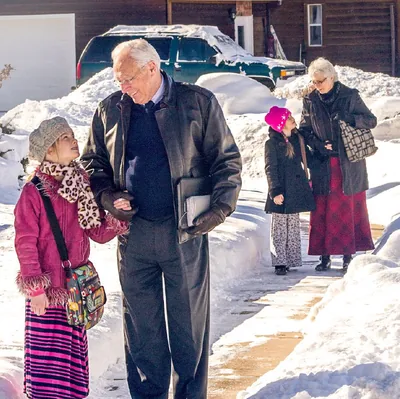 Thomas and Bethel McLain share in the ministry with their granddaughters