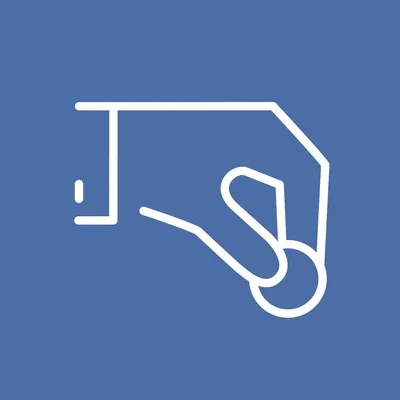 The “Donations” icon, which shows a hand holding a coin.