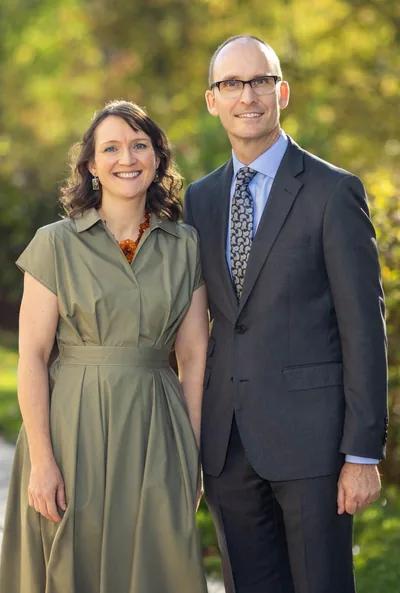 Jacob Rumph and his wife, Inga