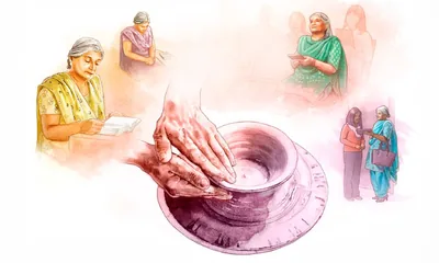 A Christian sister is molded by the Great Potter as she reads the Bible, prays, attends a meeting, and preaches to others