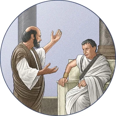 Paul preaches to Governor Felix