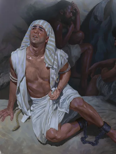 Joseph in prison