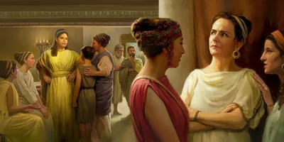 As Euodia and Syntyche associate with others in the congregation, they glare angrily at one another