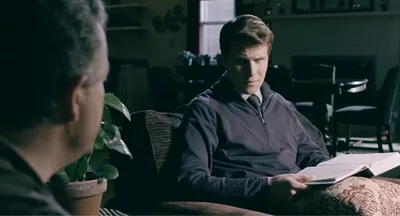 David listens as his father uses the Bible to counsel him