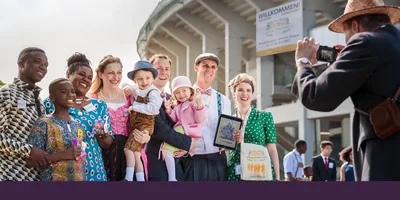 Witness families of various nationalities at a special convention in Vienna, Austria