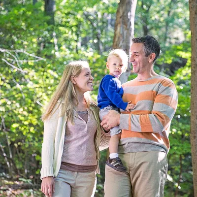 A couple and their son