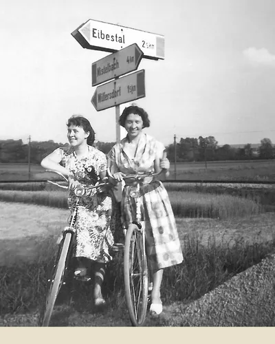 Erika Nöhrer Bright and her special pioneer partner in Mistelbach, Austria