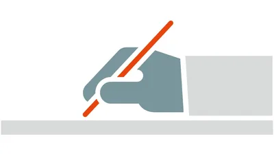 Icon of a writer’s hand