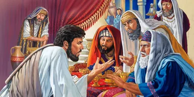Jesus condemns the Pharisees for their religious traditions and hypocrisy
