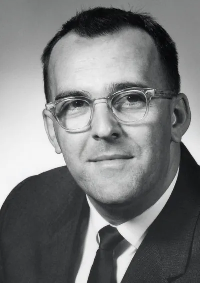 Léonce Crépeault as a young man.