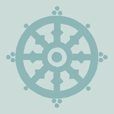 Symbol for Buddhism.