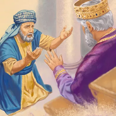 The king forgiving a slave’s debt
