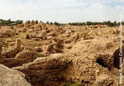 Babylon’s ruins in modern-day Iraq
