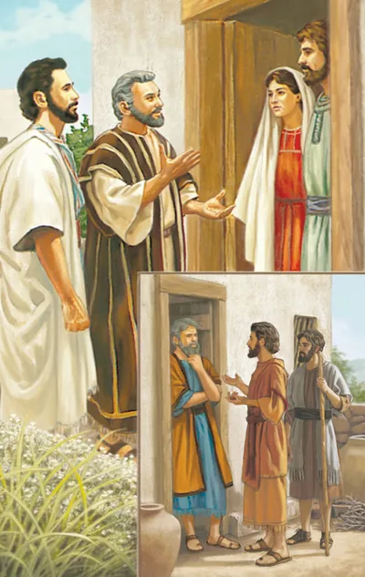 Jesus’ disciples preach the Kingdom message from house to house