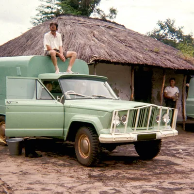 The Kaiser Jeep used in traveling work in Malawi
