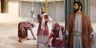 Jews try to stone Jesus, but he leaves unharmed