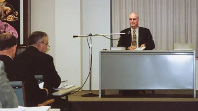 Teaching a class of congregation elders