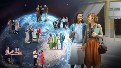 Brothers and sisters preaching in different parts of the world. They share the good news at literature carts, via videoconference, from house to house, and in other ways.