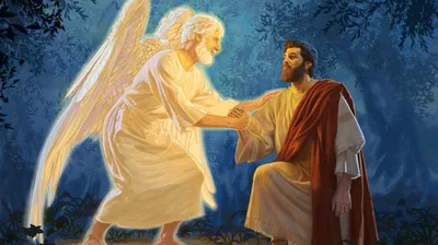 As a loving Father, Jehovah strengthened his Son by means of an angel (See paragraph 6) c