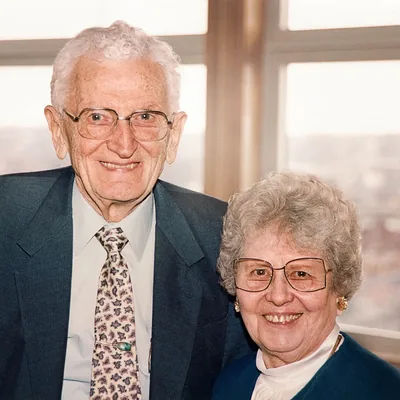 Karl F. Klein and his wife, Gretel