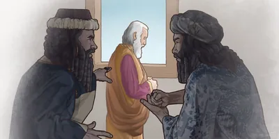 Daniel is caught in the act of praying