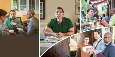 A Christian man receives a shepherding call, prayerfully meditates, talks with an elder, and shares in the field ministry